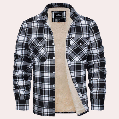 Verführerische karierte Herrenjacke für einen trendigen Look