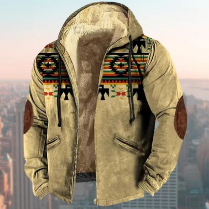 Stylische Herrenjacke mit Kapuze von Claus