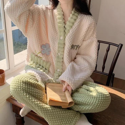 Vivien - Luxuriöses und kuscheliges Pyjama-Set für Damen für ultimativen Komfort