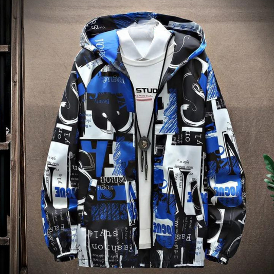 Stylische Dimitri Herren Leichtgewicht Urban Jacke mit Kapuze