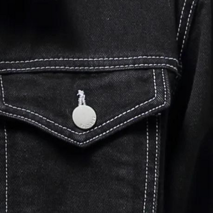 Darcio - Stylische Denim-Winterjacke für Männer mit trendigem Flair