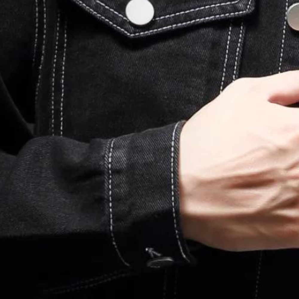 Darcio - Stylische Denim-Winterjacke für Männer mit trendigem Flair