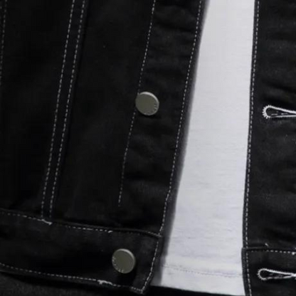Darcio - Stylische Denim-Winterjacke für Männer mit trendigem Flair