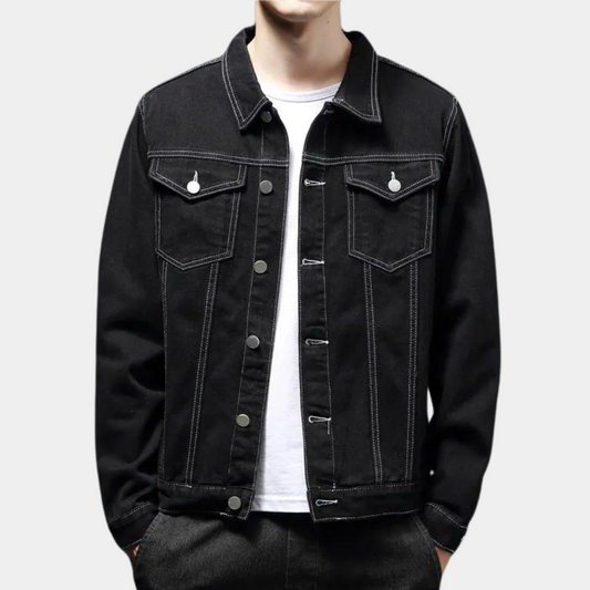 Darcio - Stylische Denim-Winterjacke für Männer mit trendigem Flair