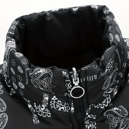Maslen - Elegante Herren-Wendejacke mit schickem Paisley-Motiv