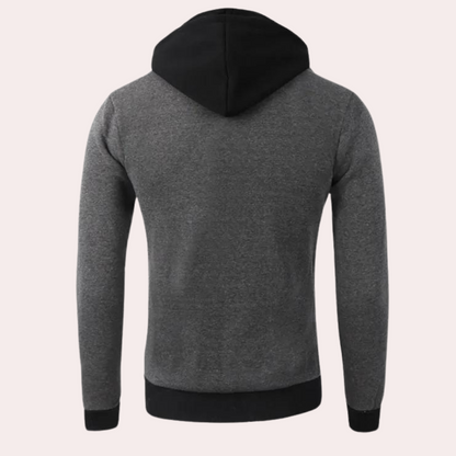 Gaspar - Trendiger Sport-Hoodie für Männer mit Reißverschluss