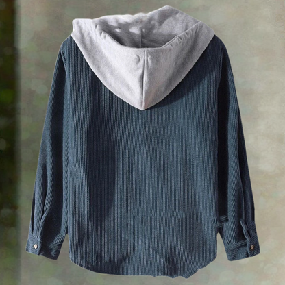 Jeno - Trendige Herren-Cordjacke mit stylischer Kapuze