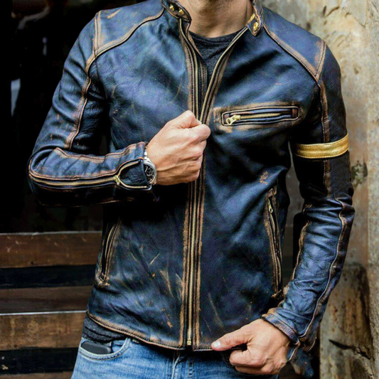 Elegante Herrenjacke mit Reißverschluss - Baltasar Stylish Outfit