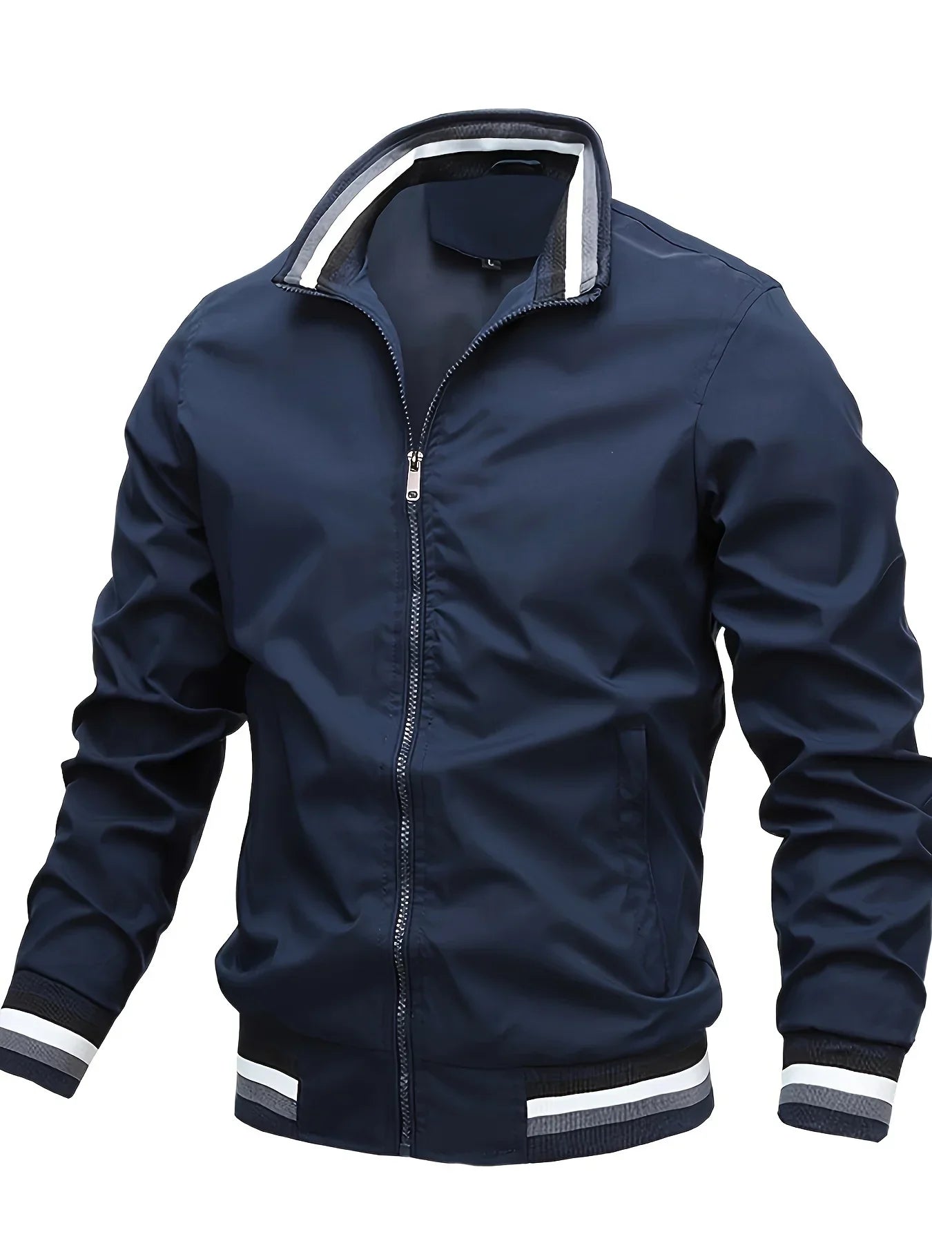 Herren Übergangsjacke mit Kragen - Sportlich & Vielseitig