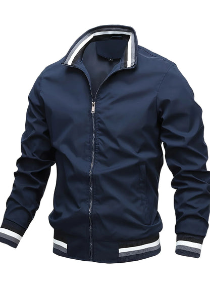Herren Übergangsjacke mit Kragen - Sportlich & Vielseitig