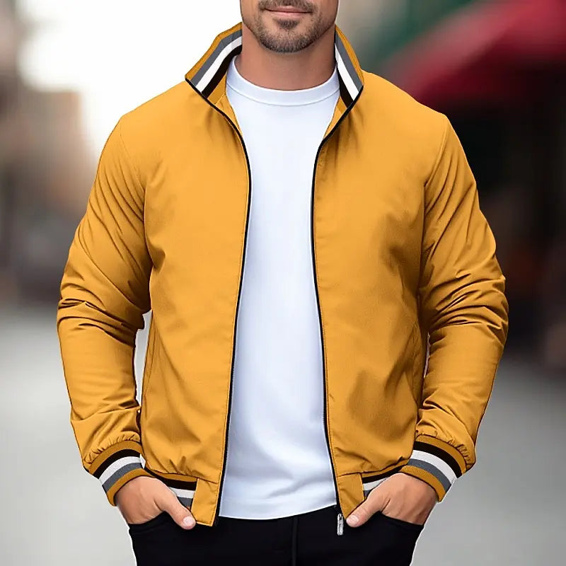 Herren Übergangsjacke mit Kragen - Sportlich & Vielseitig