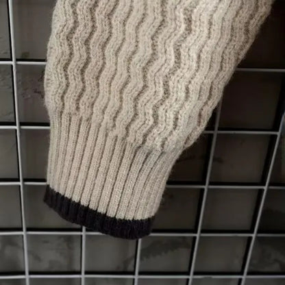 LEROY - Luxuriöser weicher Pullover mit einzigartigem Grobstrick