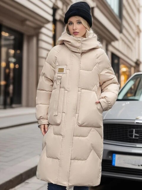 Lasinda | Lange Pufferjacke für ultimativen Komfort