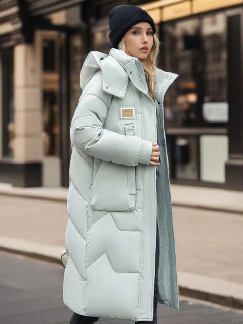 Lasinda | Lange Pufferjacke für ultimativen Komfort