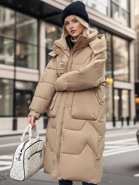 Lasinda | Lange Pufferjacke für ultimativen Komfort