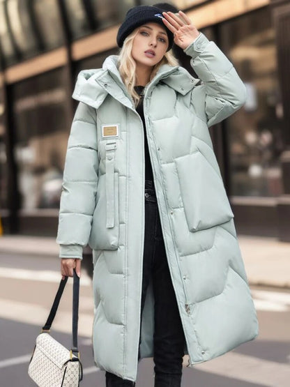 Lasinda | Lange Pufferjacke für ultimativen Komfort