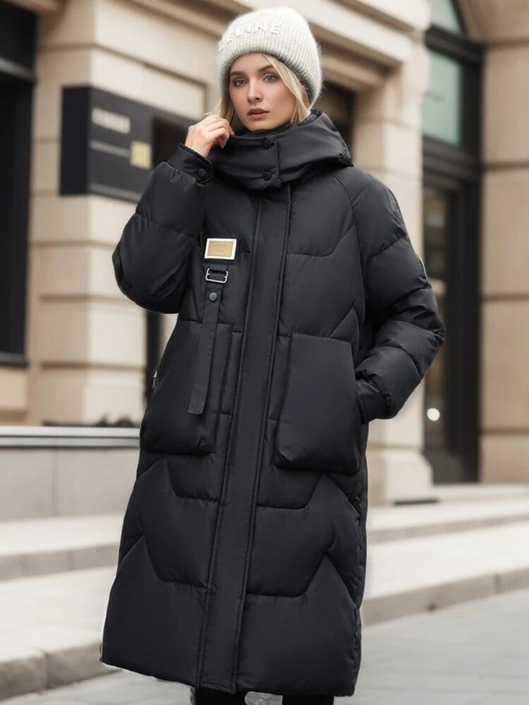 Lasinda | Lange Pufferjacke für ultimativen Komfort