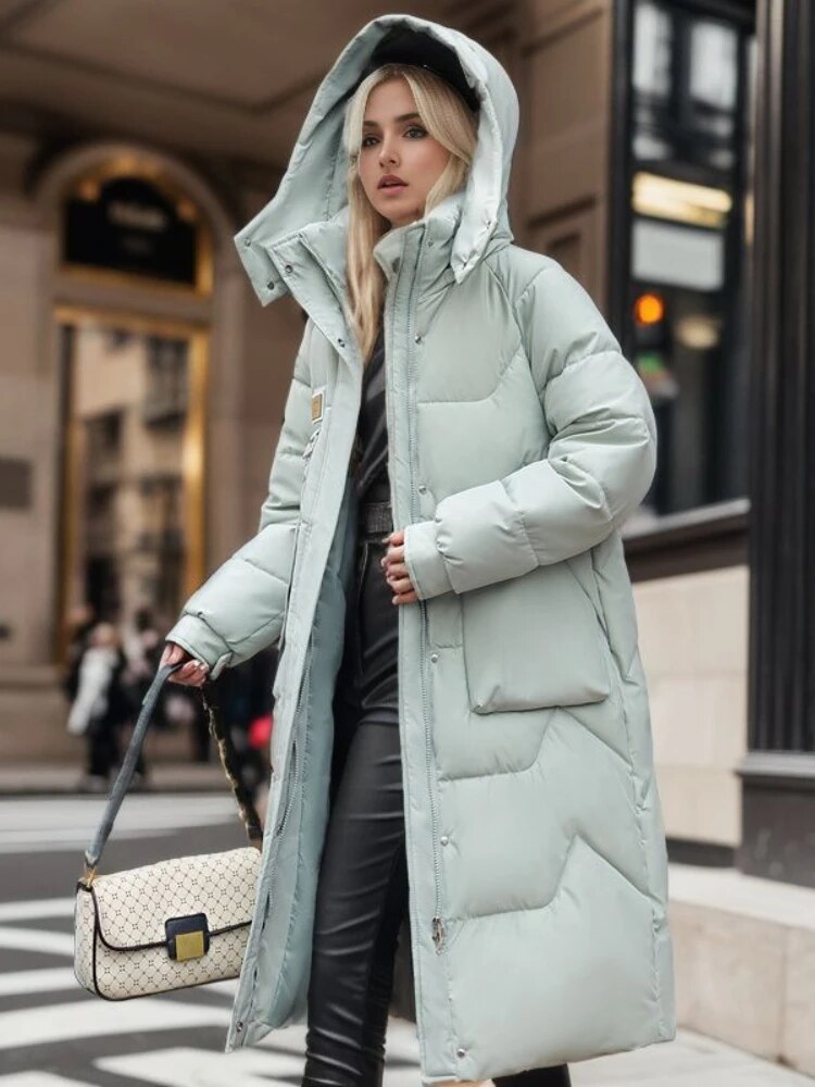 Lasinda | Lange Pufferjacke für ultimativen Komfort