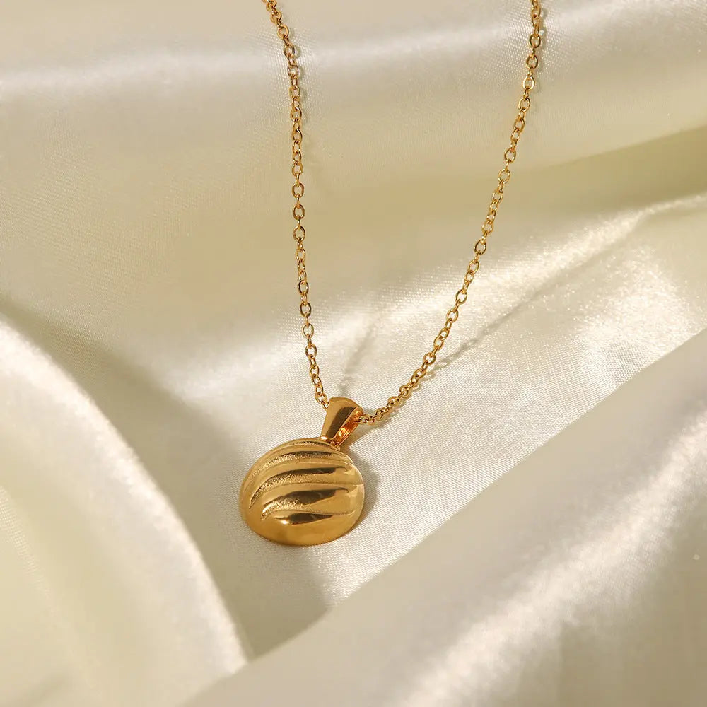 Inge | 18K vergoldete Spiralhalskette – Moderne Eleganz neu definiert