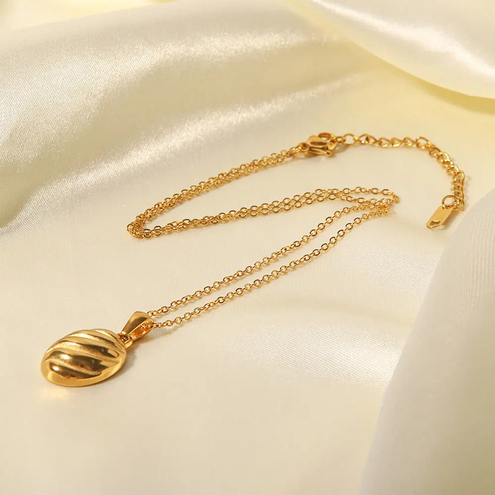 Inge | 18K vergoldete Spiralhalskette – Moderne Eleganz neu definiert
