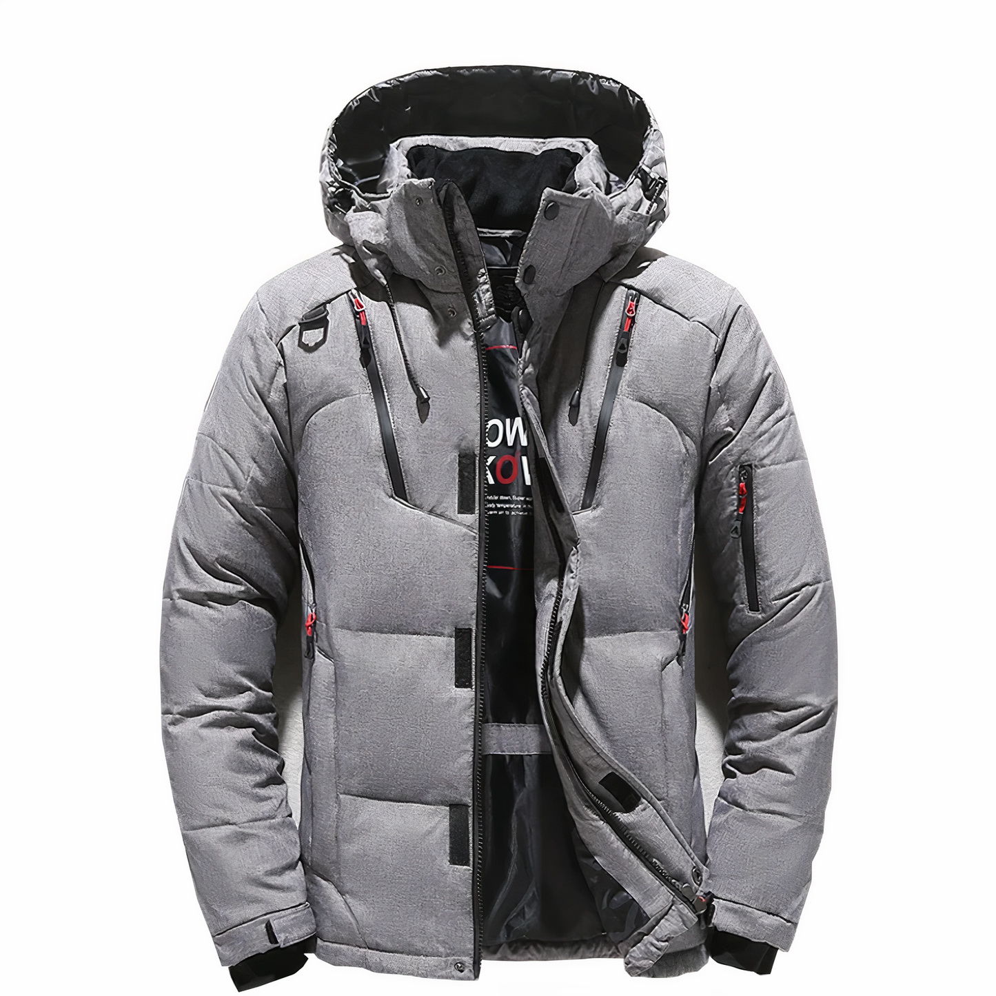 Hochwertige Winterjacke für Herren mit abnehmbarer Kapuze - Goose