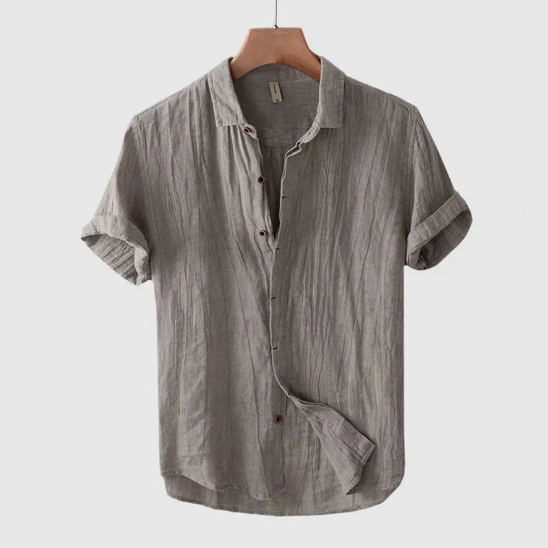 Enzo - Stylisches Leinen Herrenhemd