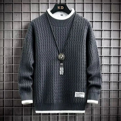 LEROY - Luxuriöser weicher Pullover mit einzigartigem Grobstrick