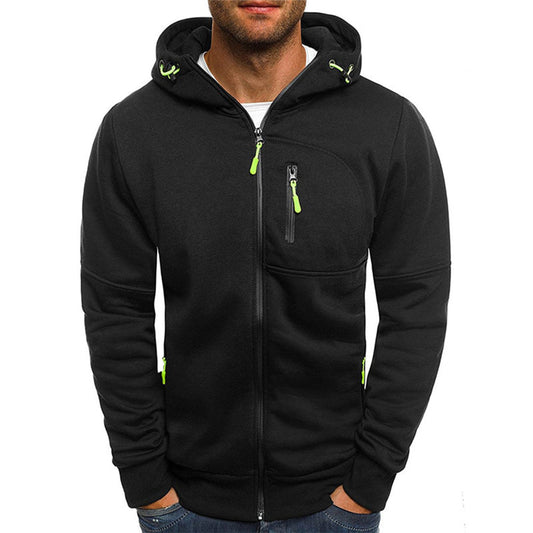JACKS - Stylischer Herren-Kapuzenpullover mit Reißverschluss und Kapuze