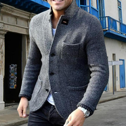 JAXON - Stilvolle Strickjacke mit Knöpfen für den modernen Mann