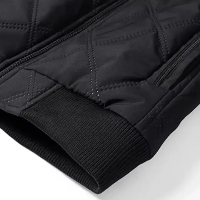 Windichte Herren Winter Jacke mit Fleece Innenfutter