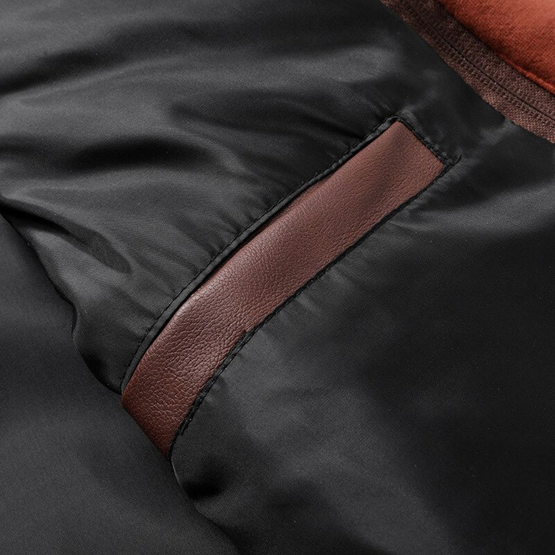 Stylische Herren Lederjacke mit Kapuze - Jacob
