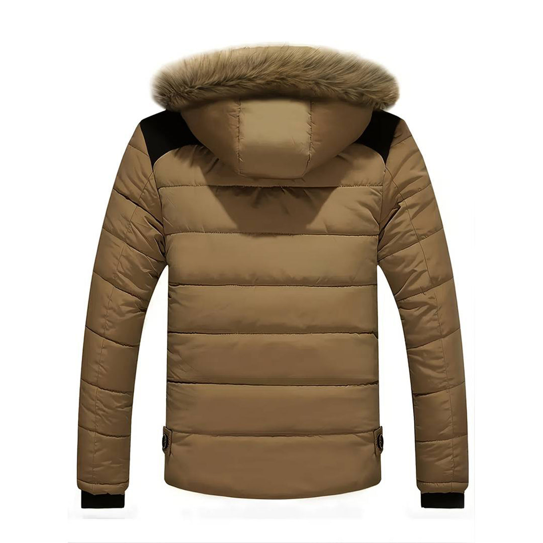 JIM - Stylischer Herrenparka mit abnehmbarer Kapuze für optimalen Komfort