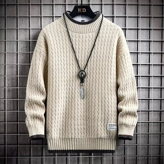 LEROY - Luxuriöser weicher Pullover mit einzigartigem Grobstrick
