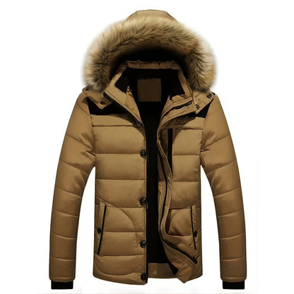 JIM - Stylischer Herrenparka mit abnehmbarer Kapuze für optimalen Komfort