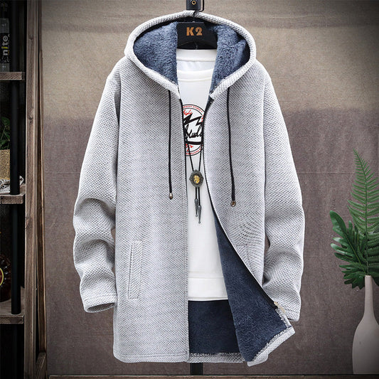 Koras | Warmer Kapuzenpullover mit Reißverschluss