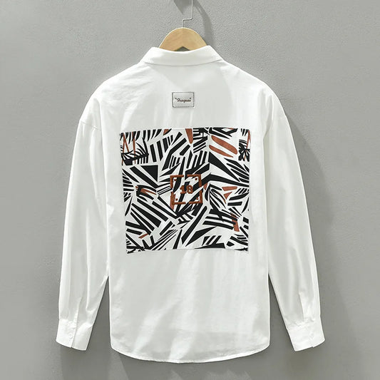Fudus | Modernes Knopfhemd Mit Zebra Taschendetail