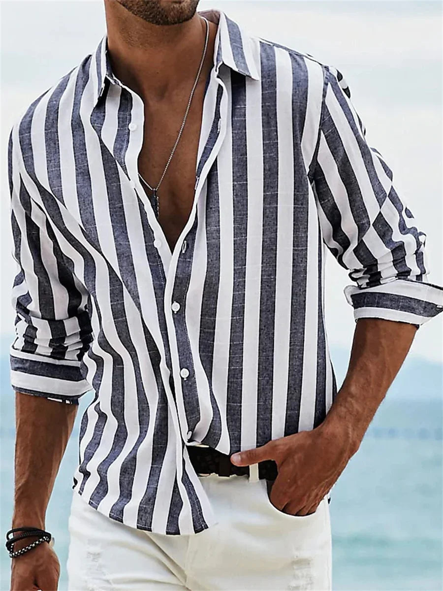 Lorenzo | Hemd mit lässigem Streifendesign für Herren