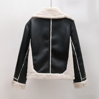 Reimira | Kuschelige und stilvolle Lederjacke mit warmem Fellfutter