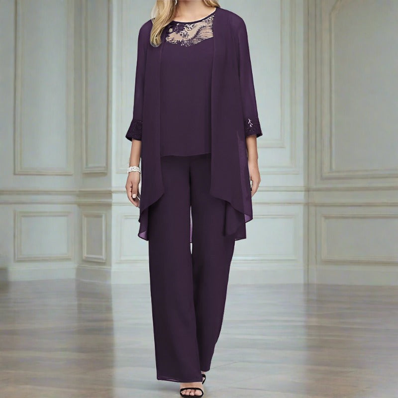 Bonafita Pascalle – Elegantes Dreiteiliges Damen Baumwollset
