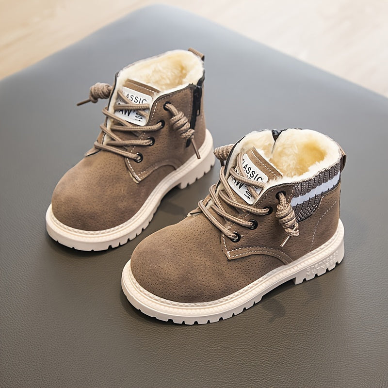 Skylar - KiddieStep: Entspannte Winterfleece Kinderschuhe