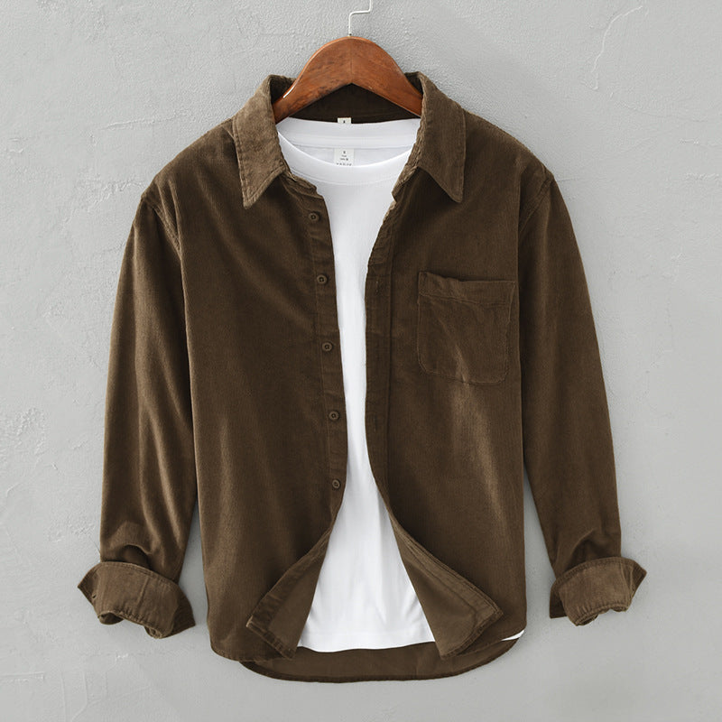 Herren Retro Cordhemd im eleganten Stil für jeden Anlass