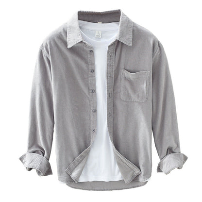 Herren Retro Cordhemd im eleganten Stil für jeden Anlass