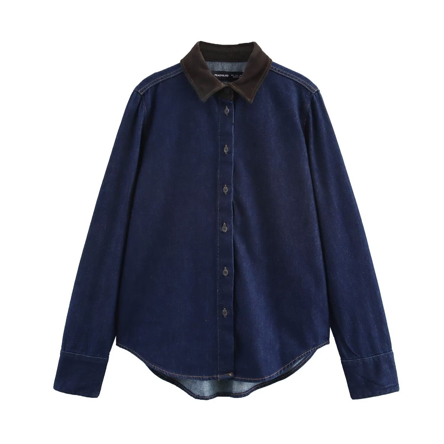 Fudus | Lässiges Frühlingsjeanshemd Top