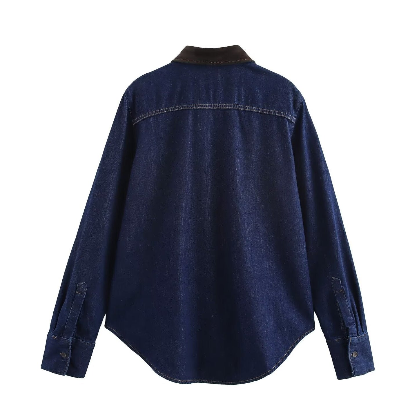 Fudus | Lässiges Frühlingsjeanshemd Top