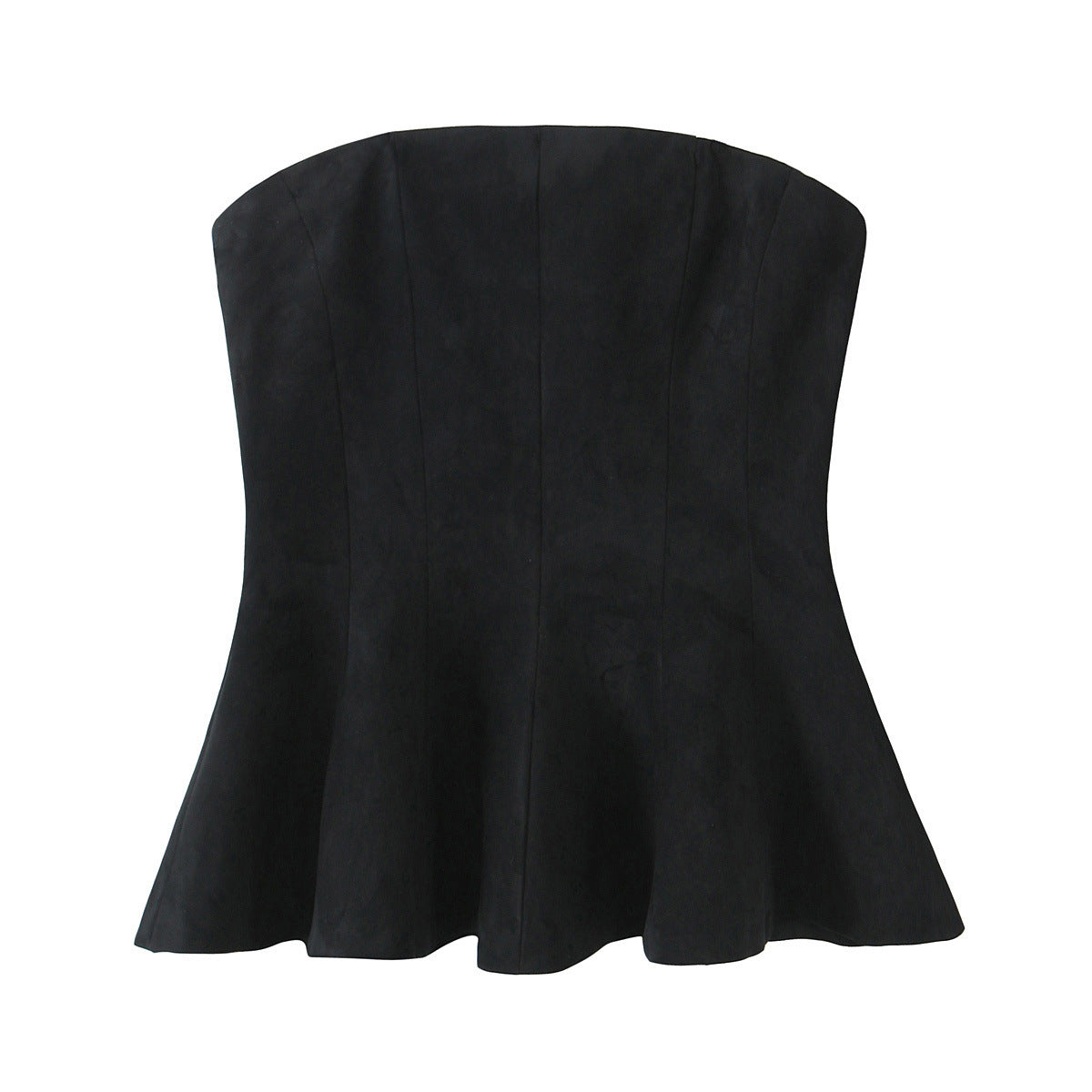 Fudus | Trendy Zweifarbiges Ärmelloses Bandeau-Top
