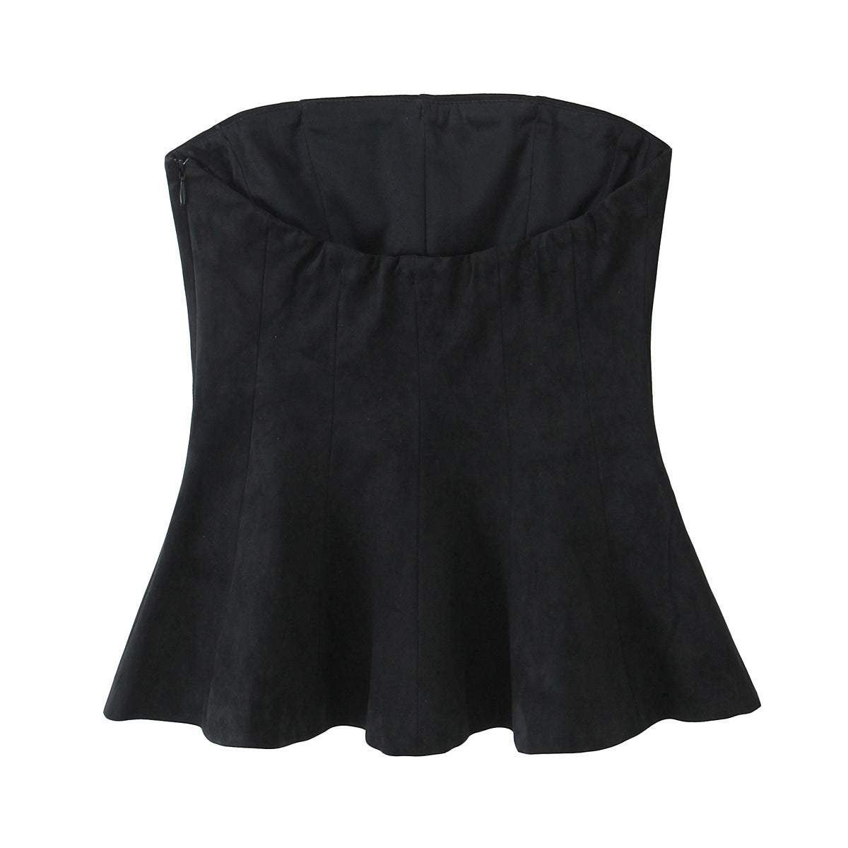 Fudus | Trendy Zweifarbiges Ärmelloses Bandeau-Top