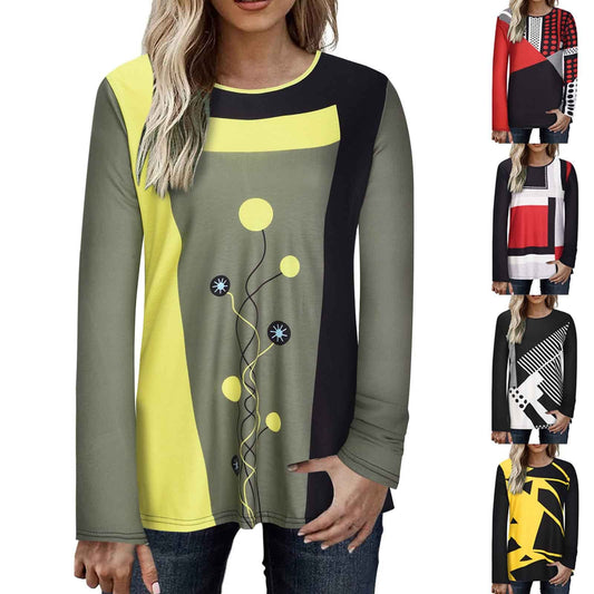 Fudus | Elegante Printmode Langarm-Tee