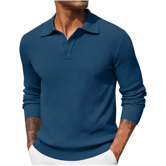 Éric™ - Polo aus Piqué-Mischleinen für Herren