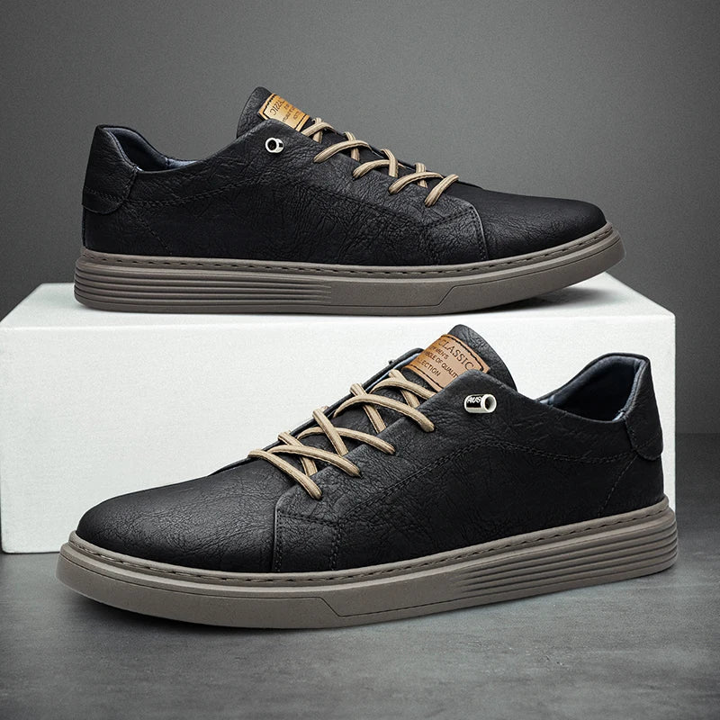 Henry | Oxford Leder Sneakers - Bequeme und atmungsaktive Alltagsschuhe
