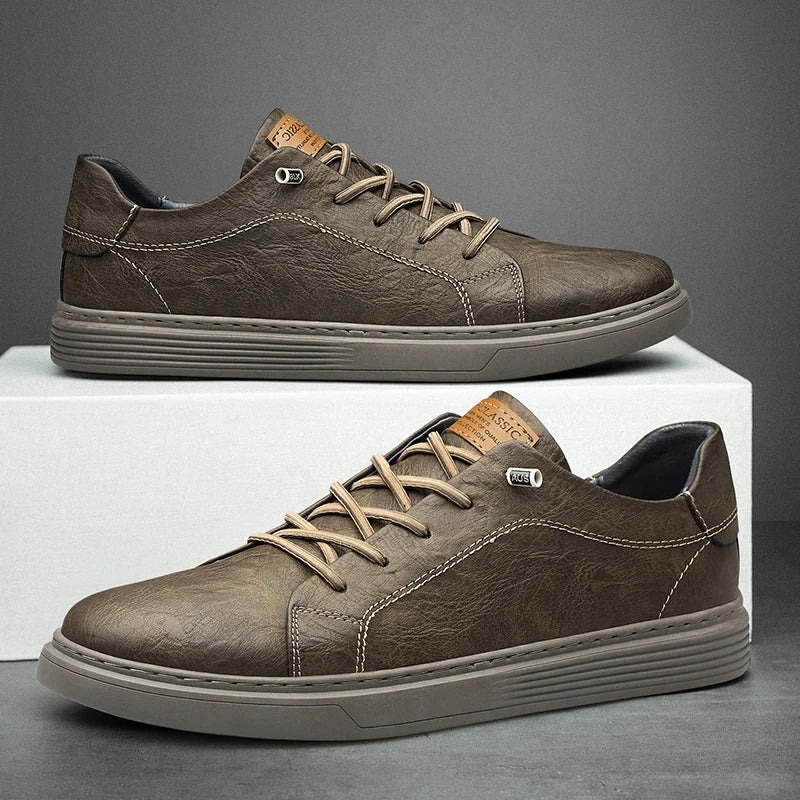Henry | Oxford Leder Sneakers - Bequeme und atmungsaktive Alltagsschuhe